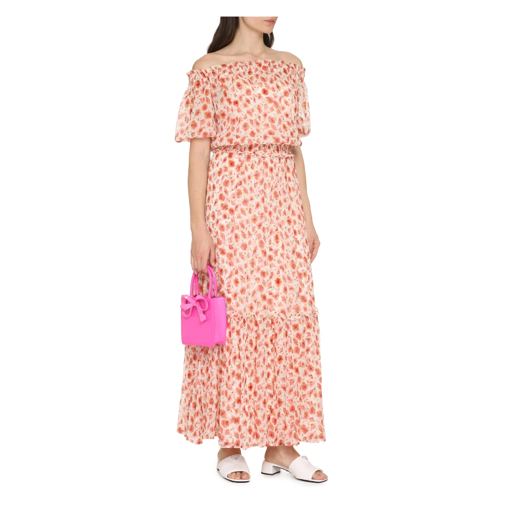Alessia Zamattio Bloemenprint Maxi Jurk Multicolor Dames