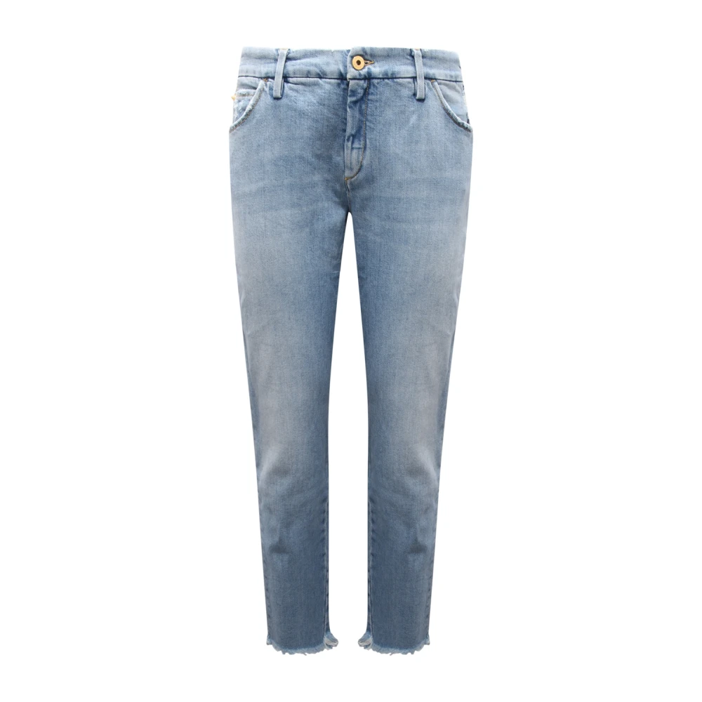 Cycle Women's Blue Slim Fit Jeans, W28, Bleached Destroyed Skinny Ankle Trousers