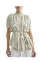chemisier-a-rayures-en-coton-a-manches-courtes