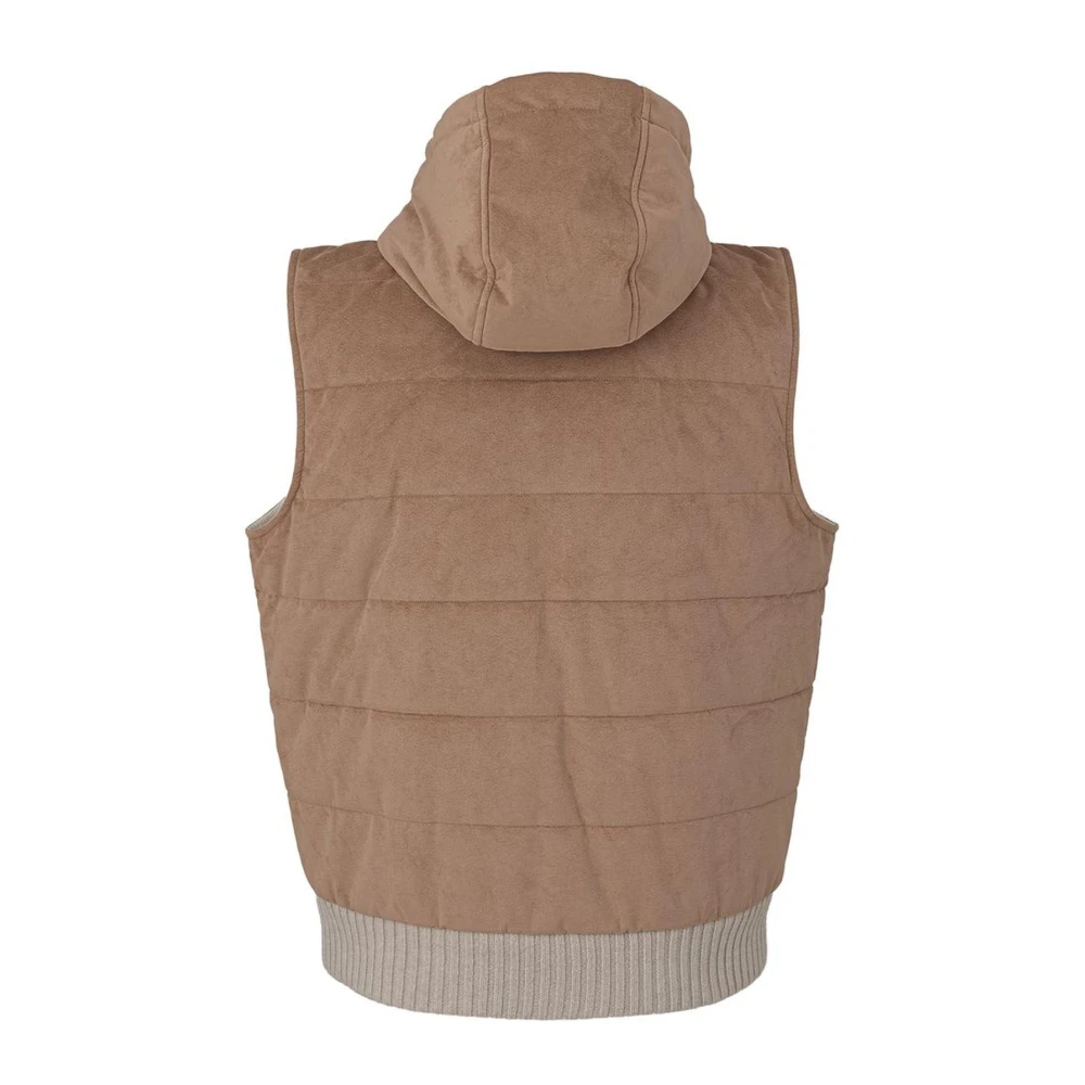 Gran Sasso Bruine Wol Getailleerde Knoopjas Brown Heren