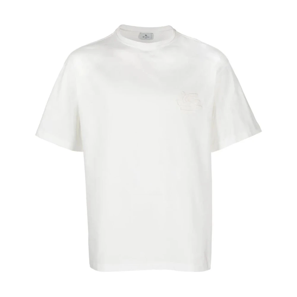 ETRO Katoenen T-shirt in verschillende kleuren White Heren