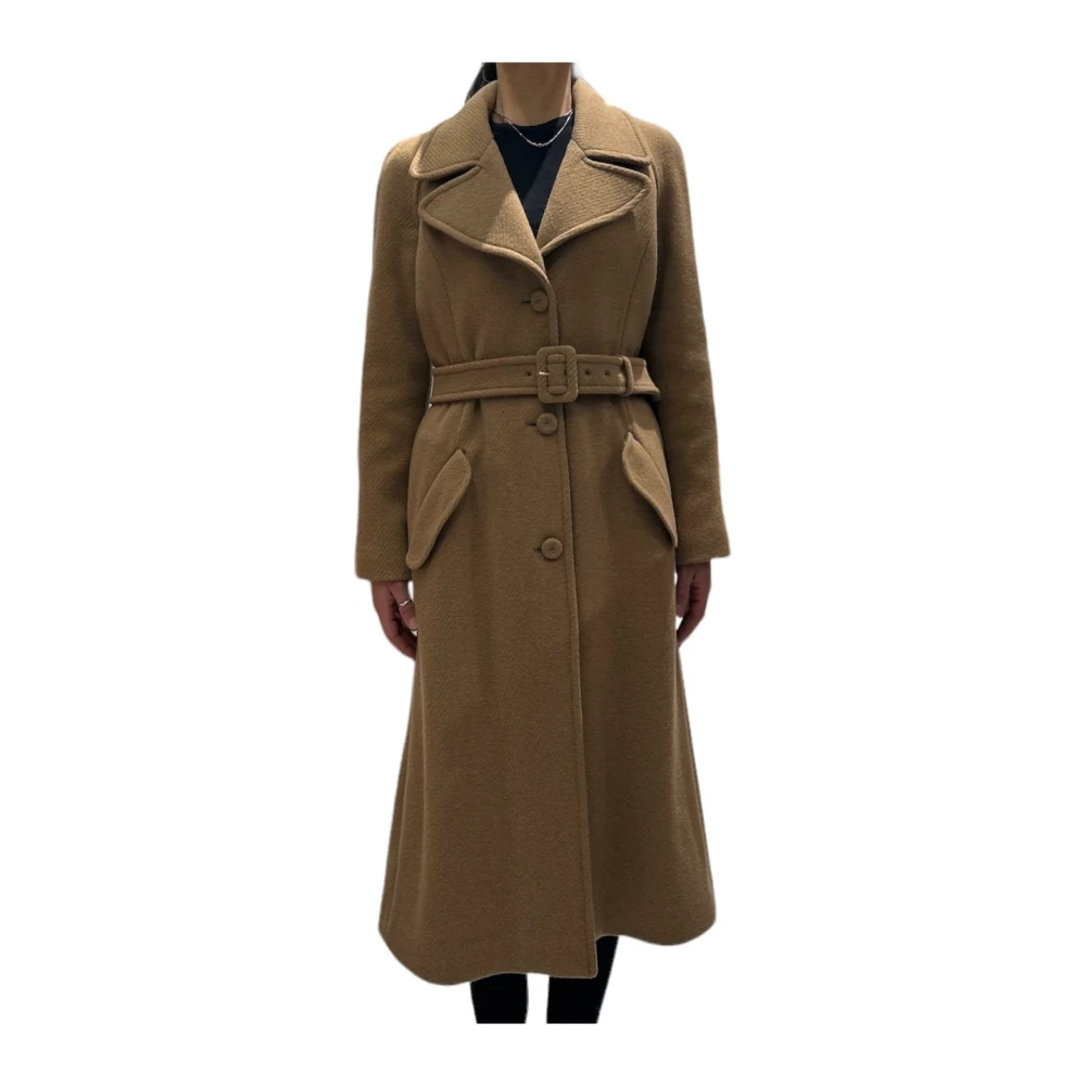 Moschino Lange Jas met Stijl Beige Heren