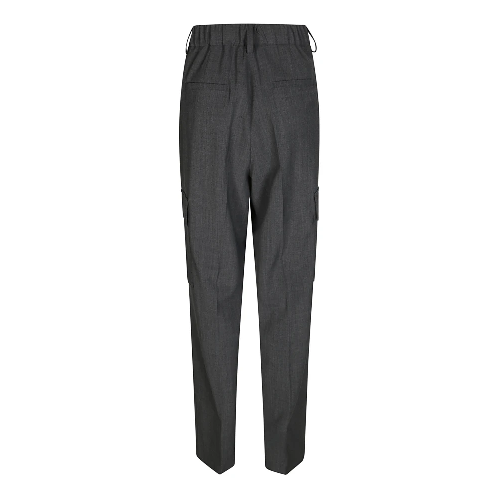 Herno Grijze Broek met Ceintuur Gray Dames