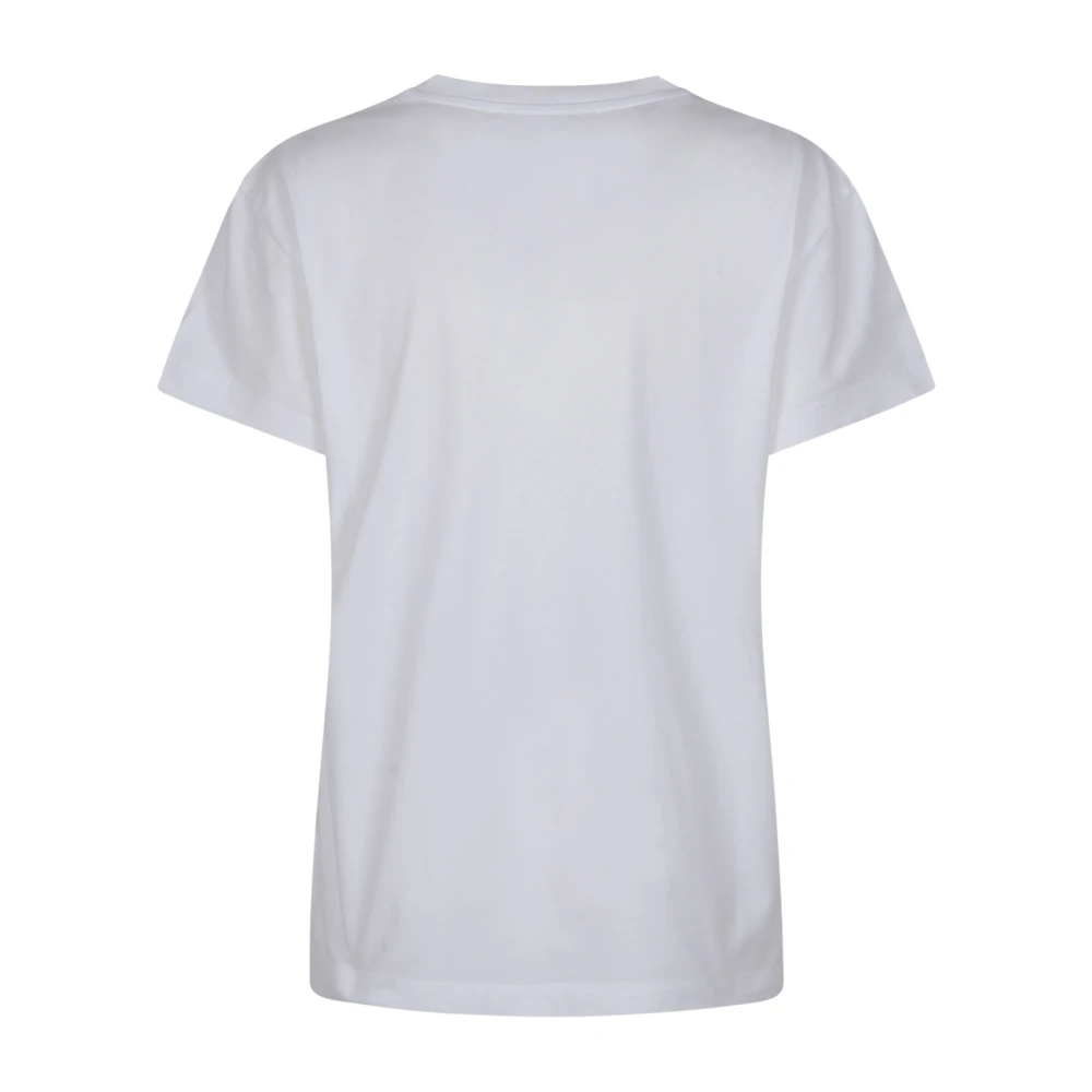 Stella Mccartney Iconisch Geborduurd T-Shirt White Dames