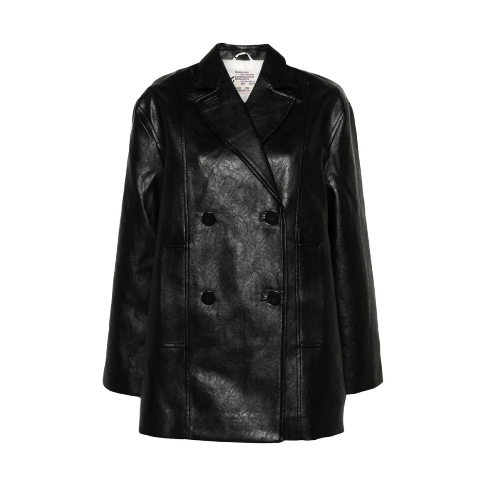 BAUM UND PFERDGARTEN Leather Jackets Black Dames