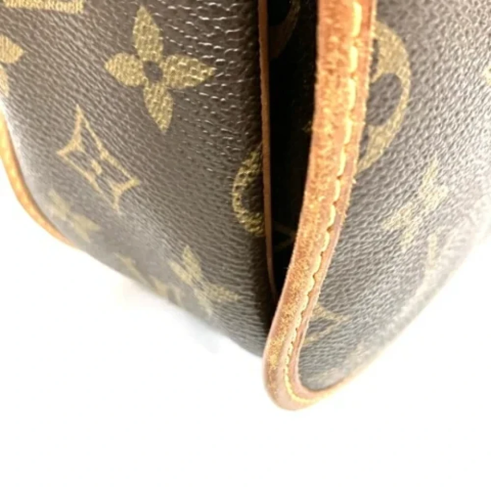 Louis Vuitton Vintage Pre-owned Canvas shoulder-bags Brown Dames