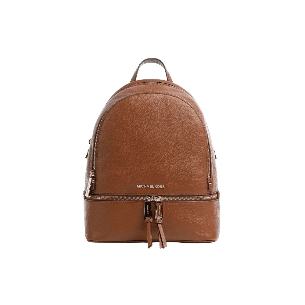 Michael Kors Women's Brown Rhea Zip Backpack - Backpacks - One Size - Bags