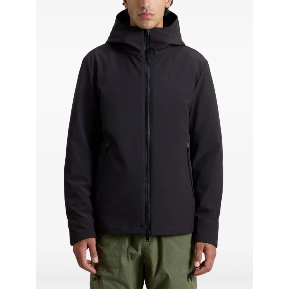 Woolrich Zwarte Winterjassen Black Heren