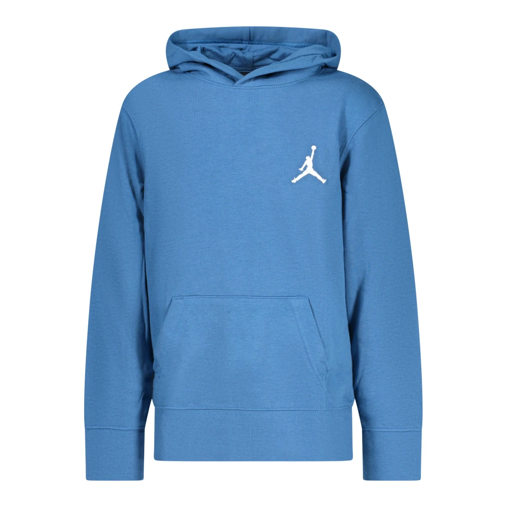Jordan Unisex Kids Blue Kids Sweatshirts, 13 Y, Long-Sleeved Hooded Sweatshirt