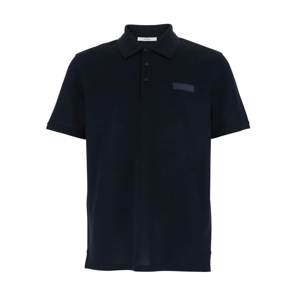 Givenchy Herr Blå Toppar M, Bomull, Polo Shirt
