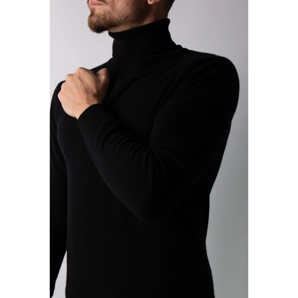 Daniele Fiesoli Cashmere Coltrui Black Heren