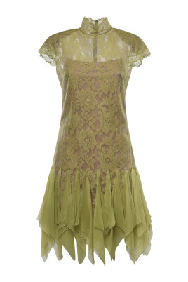 tobi red lace dress DEJA DRESS main image 0