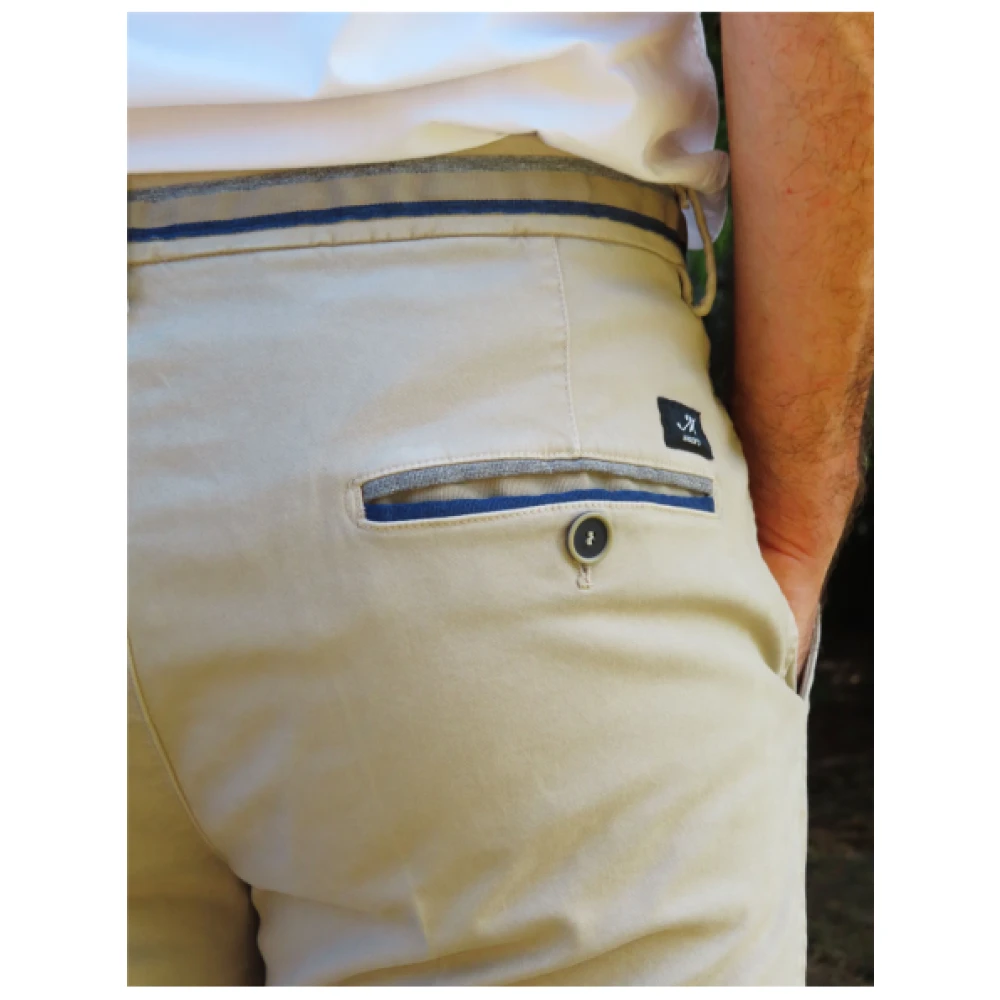 Mason's Slim Fit Chino Broek Beige Heren
