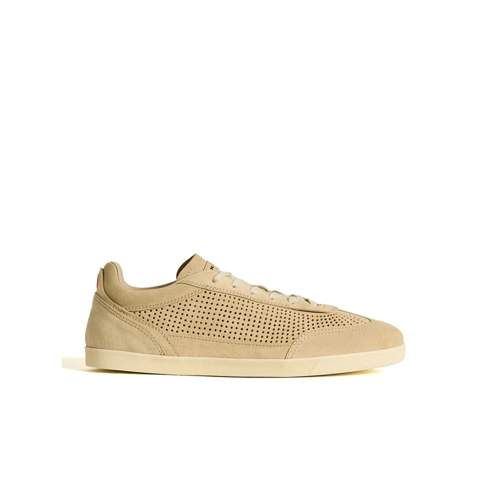 Kiton Sneakers Kalfsleer Heren Schoenen Bruin