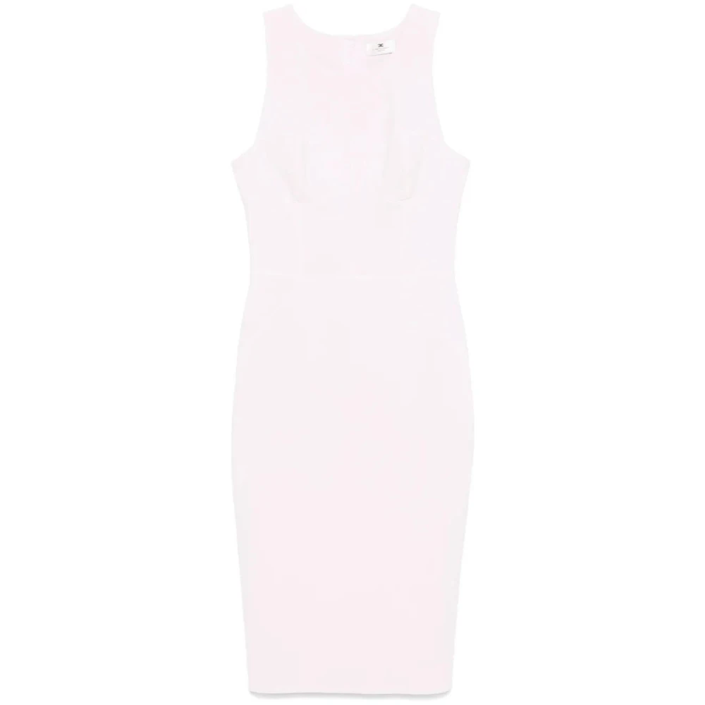 Elisabetta Franchi Elegante Zwarte Avondjurk Pink Dames