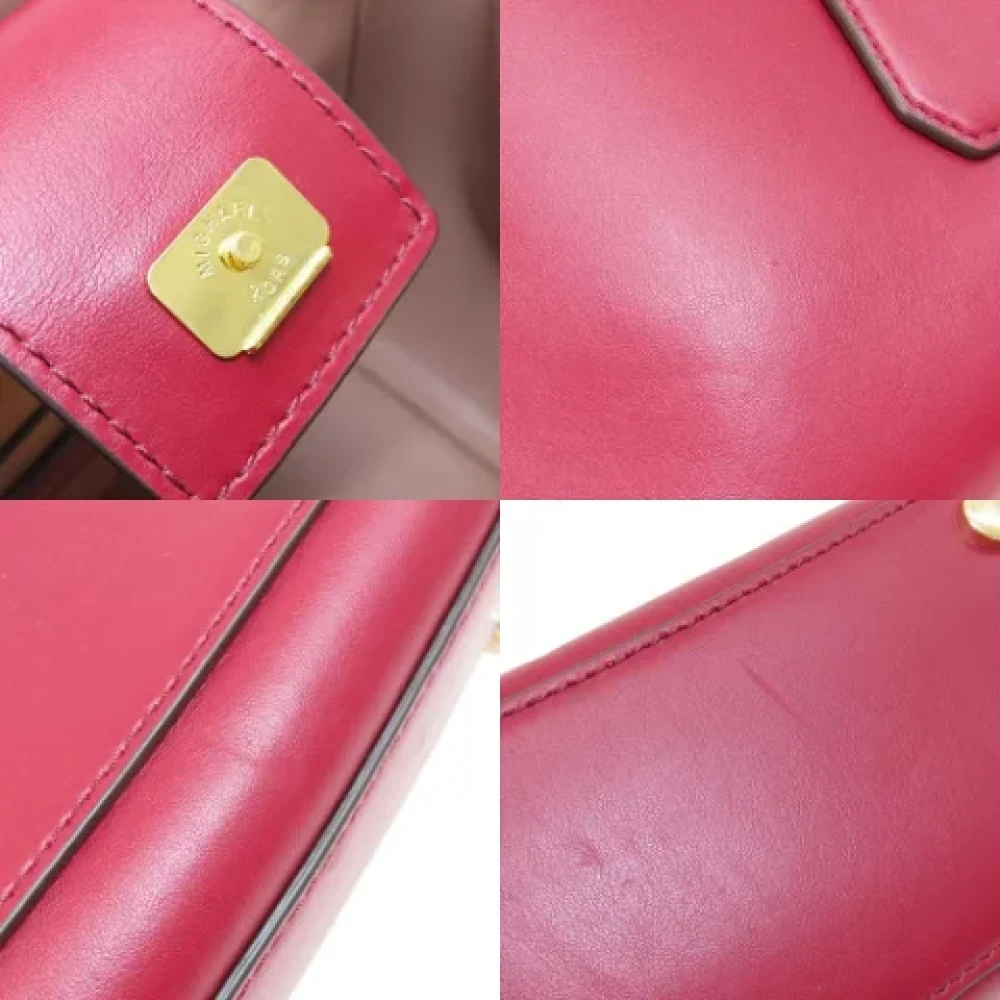 Michael Kors Pre-owned Leather handbags Red Dames