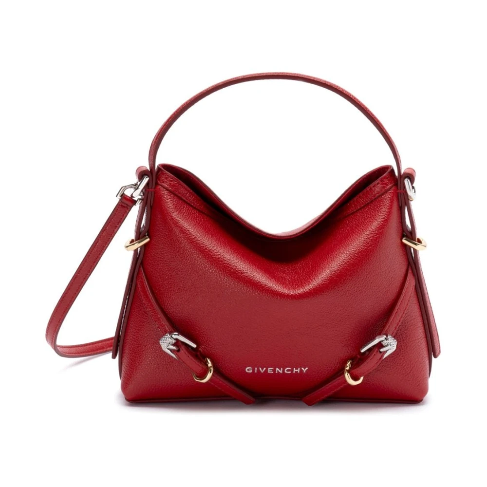 Givenchy Rode Leren Korrelige Textuur Tas Red Dames