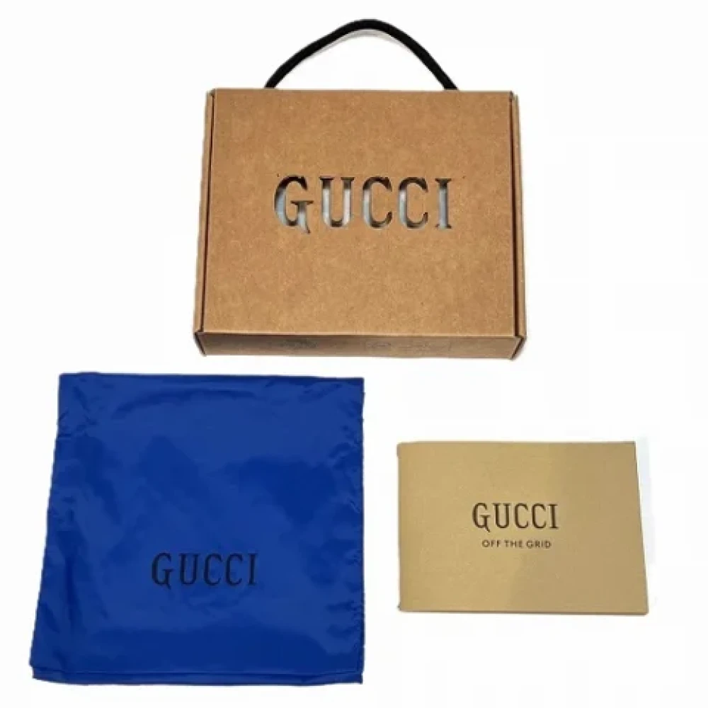 Gucci Vintage Pre-owned Leather wallets Blue Dames
