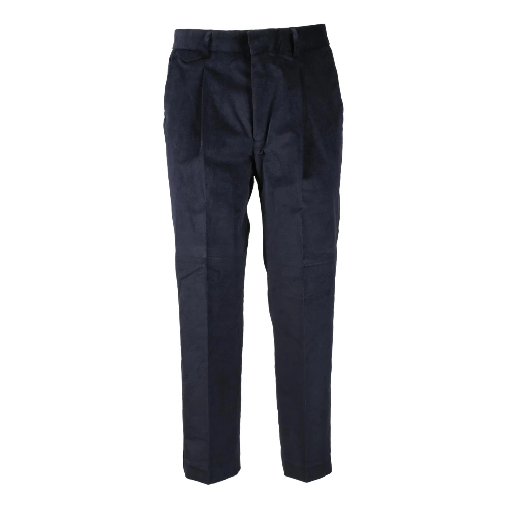 Manuel Ritz Katoen Elastaan Broek Blue Heren