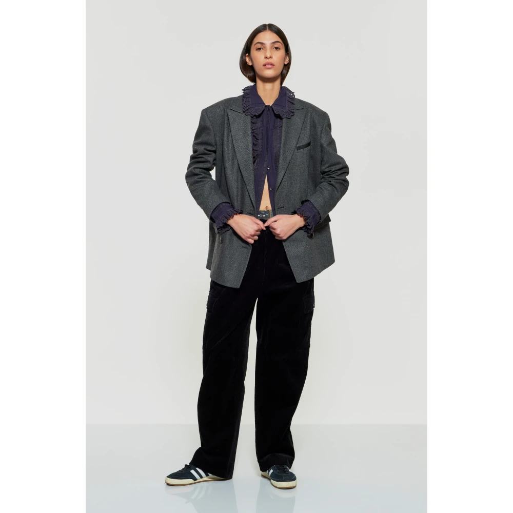 Antik batik Enrico blazer jasje Gray Dames