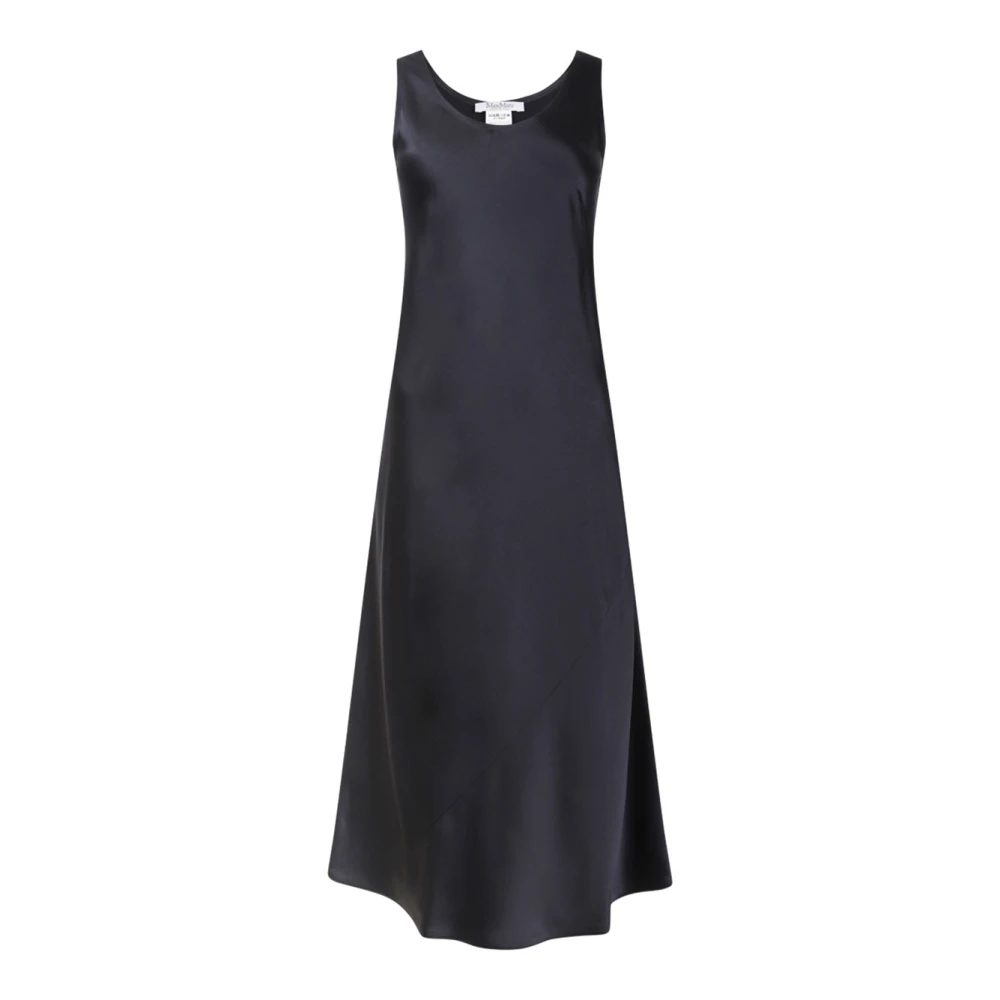 Max Mara Elegante Pure Dresses Collectie Blue Dames