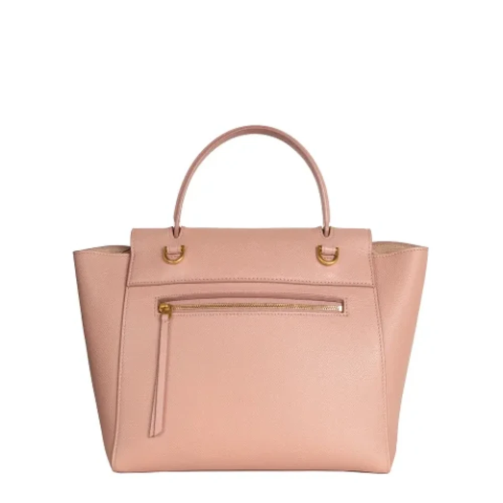 Celine Vintage Pre-owned Leather celine-bags Pink Dames