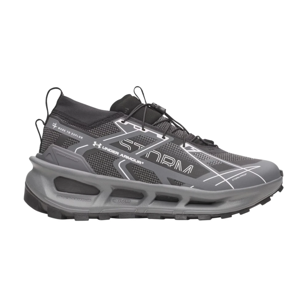 Under Armour Unisex Nero Scarpe Da Trail Running Explor Trail Waterproof / Castlerock / Bianco 44 - Immagine 3