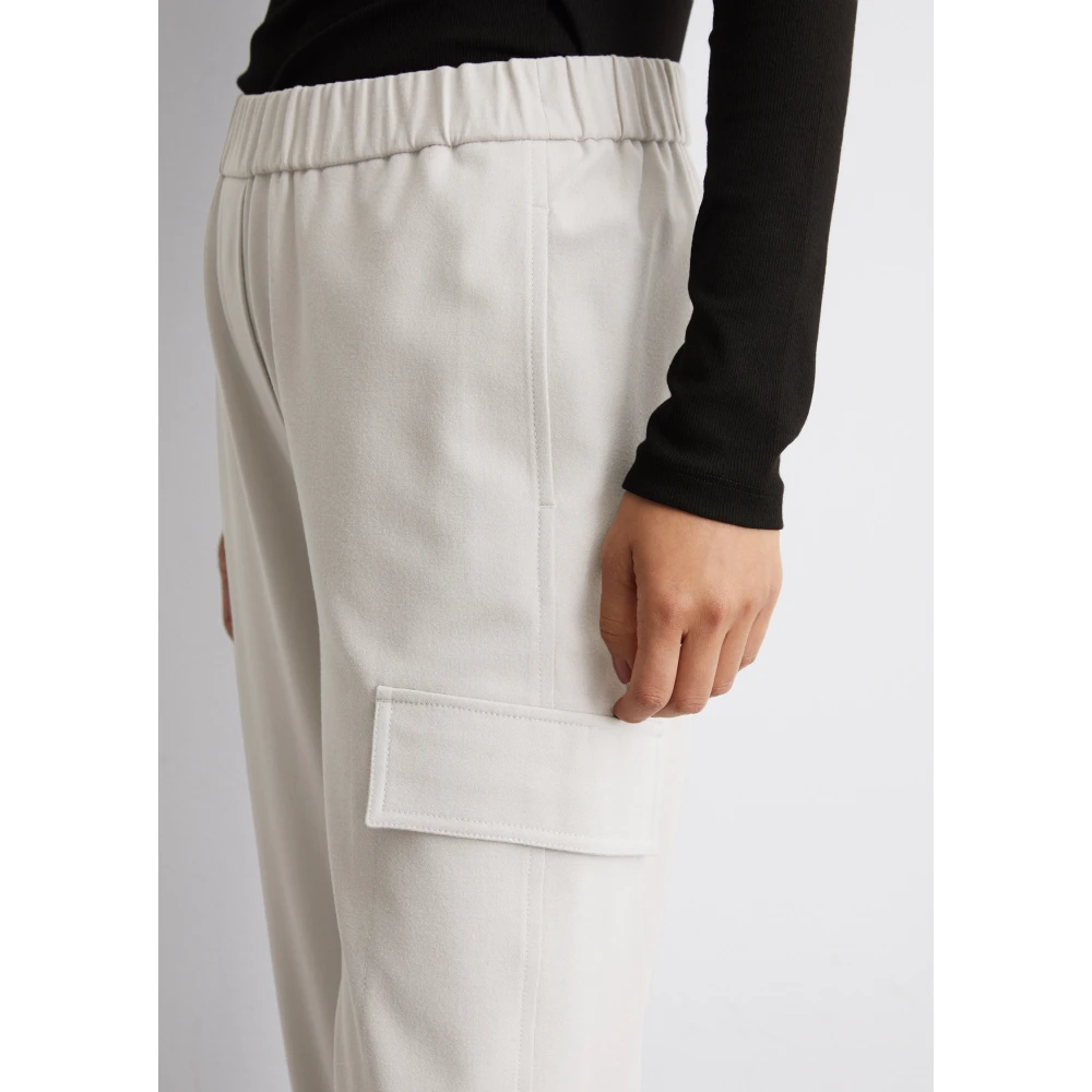 Marc O'Polo Cargo tapered joggers Brown Dames