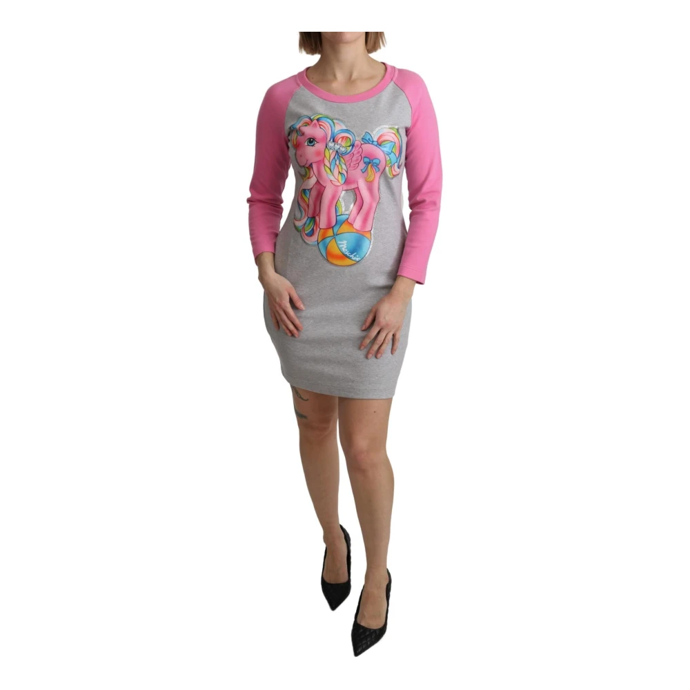 Moschino Women's Gray My Little Pony Sweater Dress