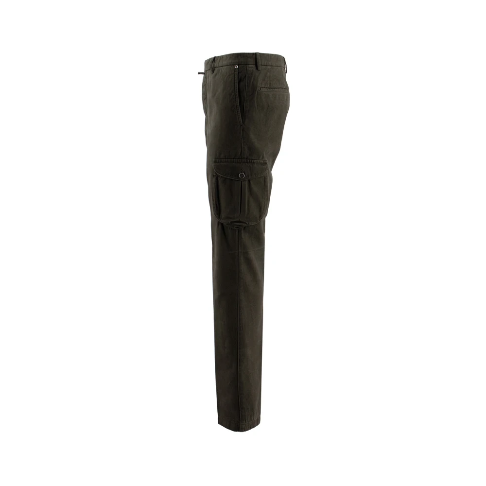 Kiton Straight Trousers Brown Heren