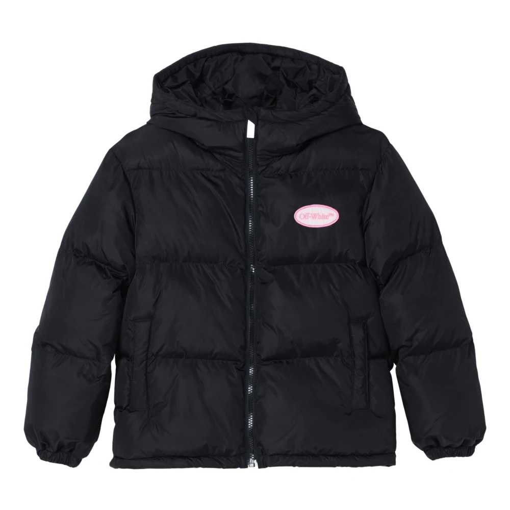 Off White Puffer Jacket Black, Unisex