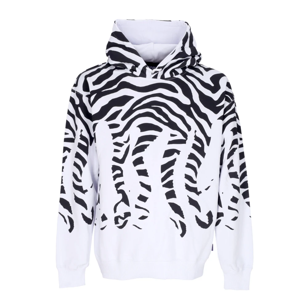 Octopus Men's White Zebra Hoodie Lightweight Sweatshirt - Hoodies - L - Sweatshirts & Hoodies