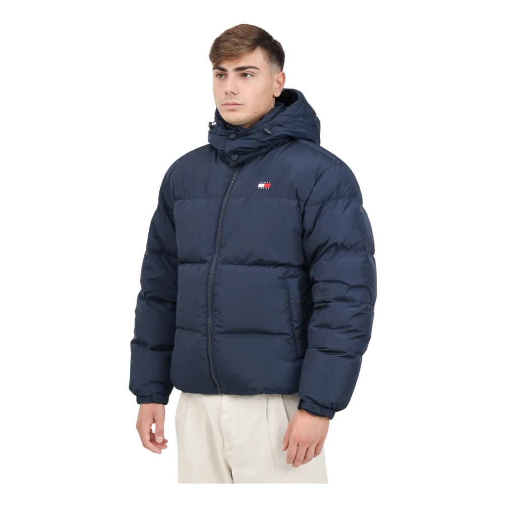 Tommy Jeans Stijlvolle Jassen Collectie Blue Heren