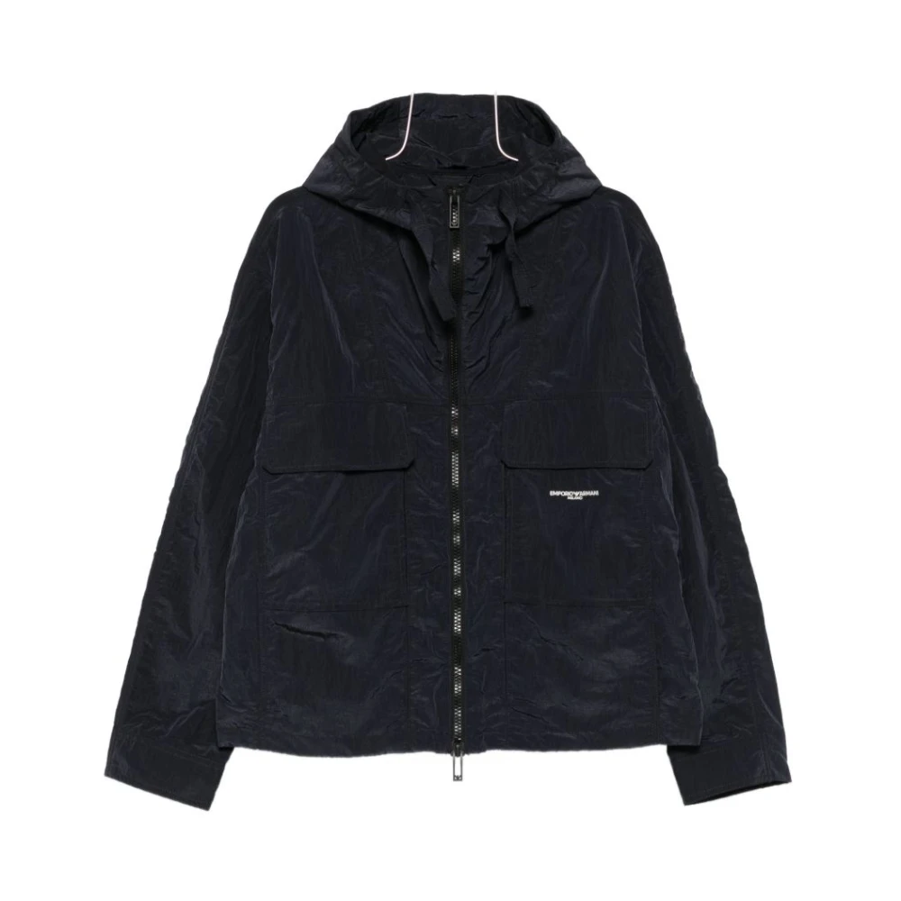 Emporio Armani Hombre Negro Chaquetas, Talla: Xl