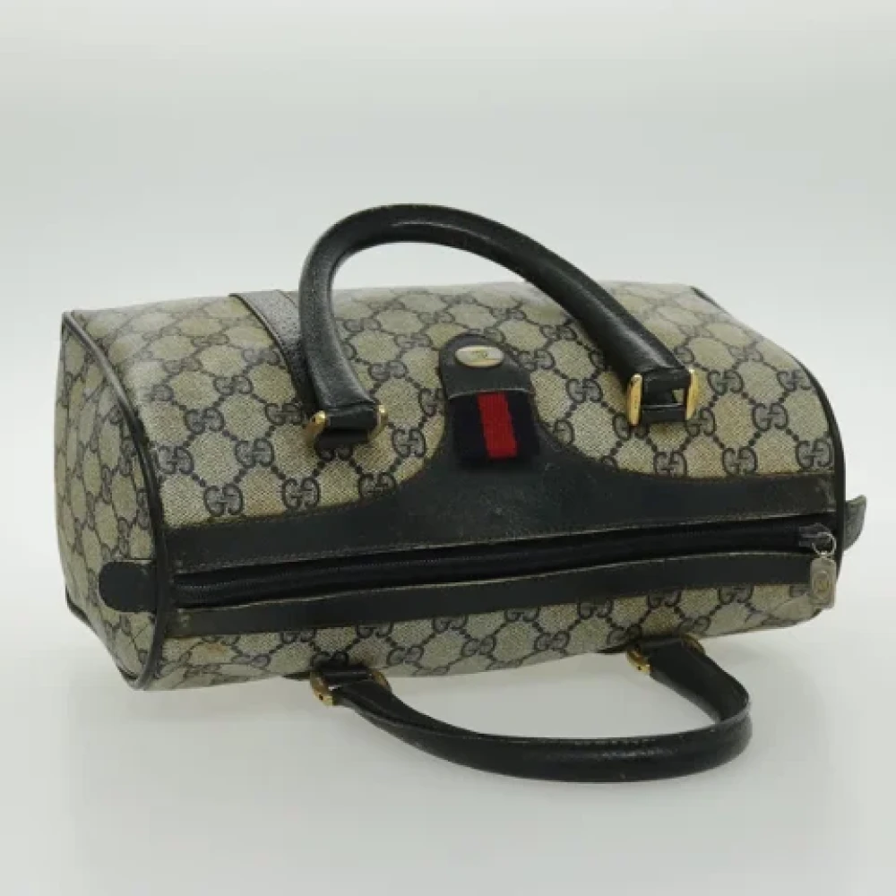 Gucci Vintage Pre-owned Leather gucci-bags Blue Dames