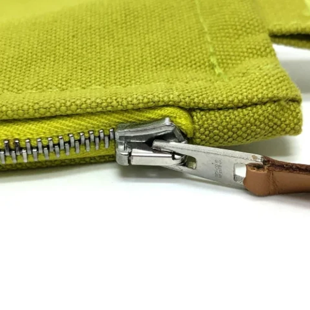 Hermès Vintage Pre-owned Fabric pouches Green Dames