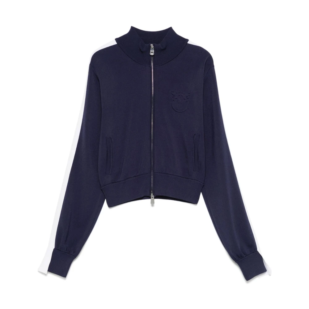 pinko Blauw en witte trui Blue Dames