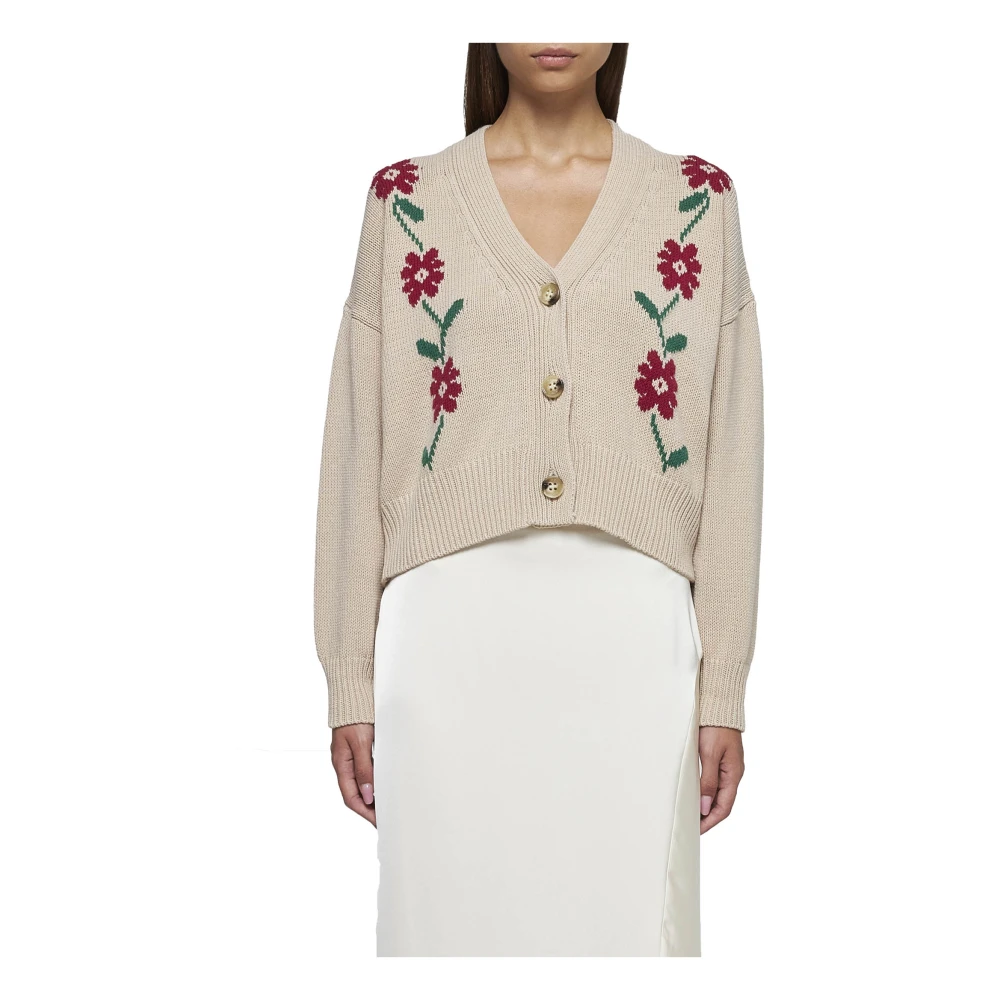 Max Mara Weekend Gezellige Teulada Sweaters voor Weekend Beige Dames