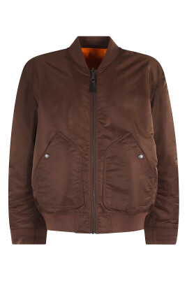 veste-reversible-marron-avec-logo
