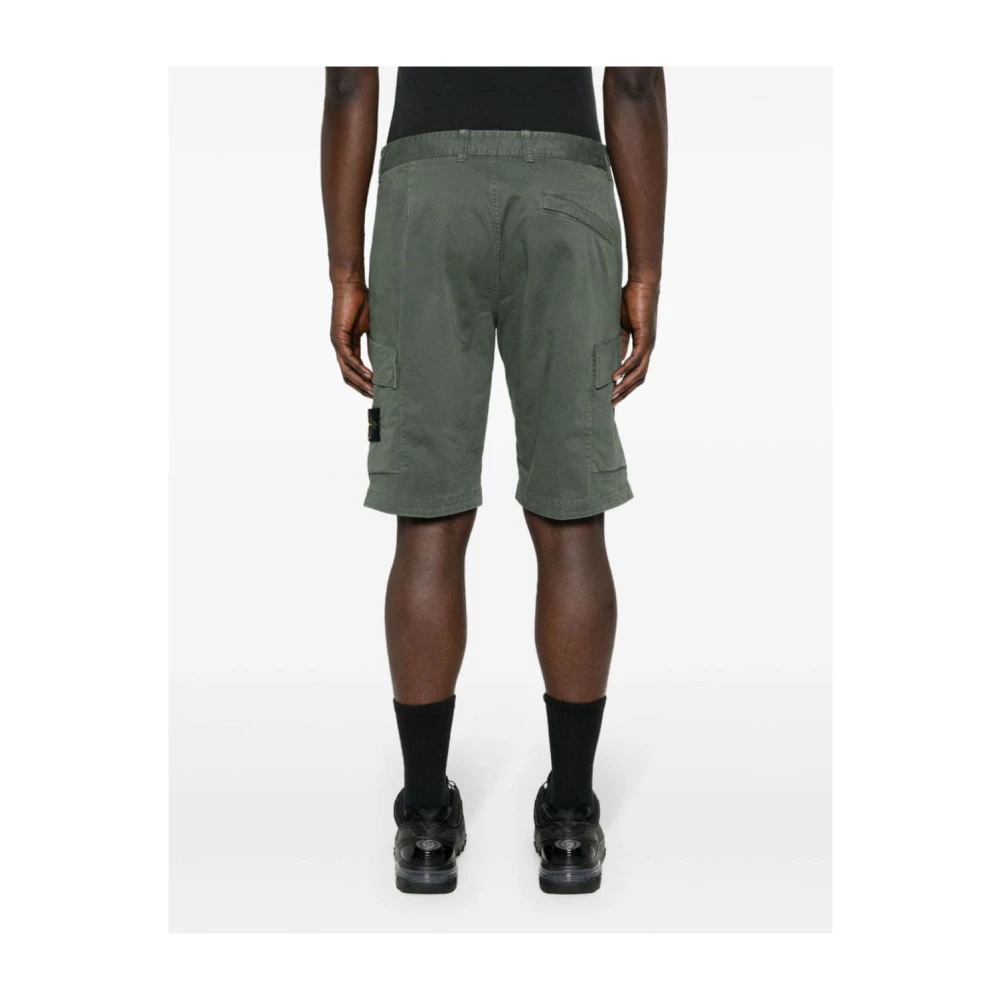 Stone Island Stijlvolle Bermuda Shorts voor Mannen Green Heren