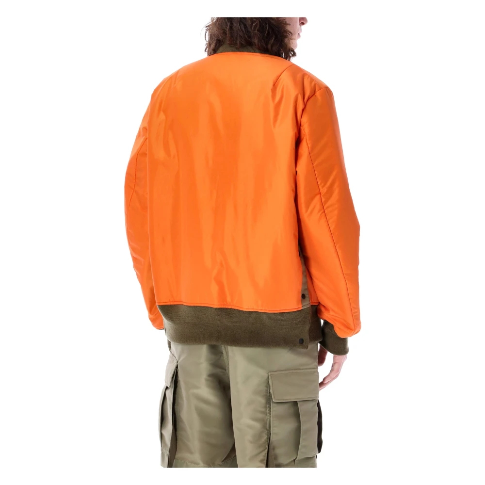 Sacai Coats Orange Heren