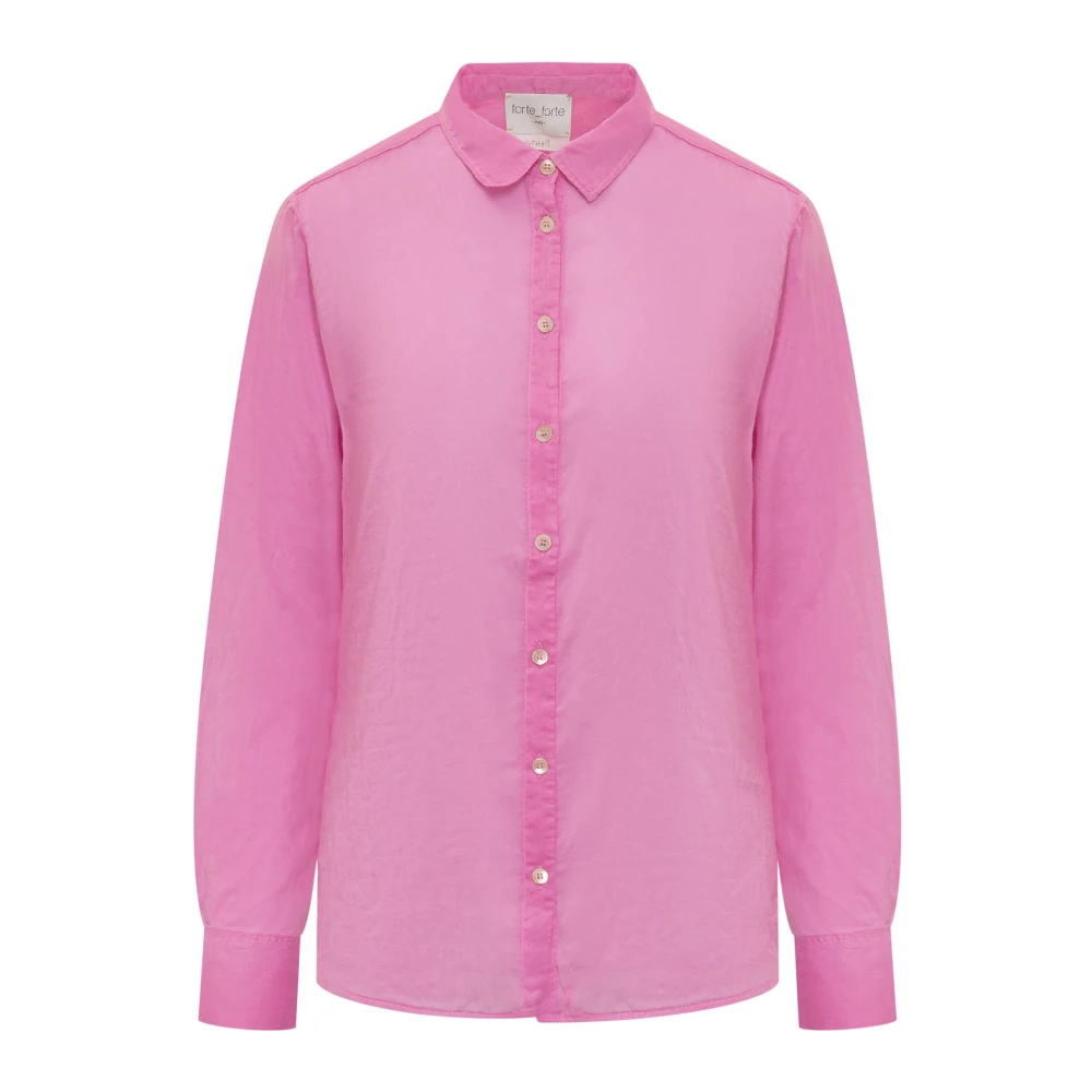 Forte Regular Fit Overhemd Pink Dames
