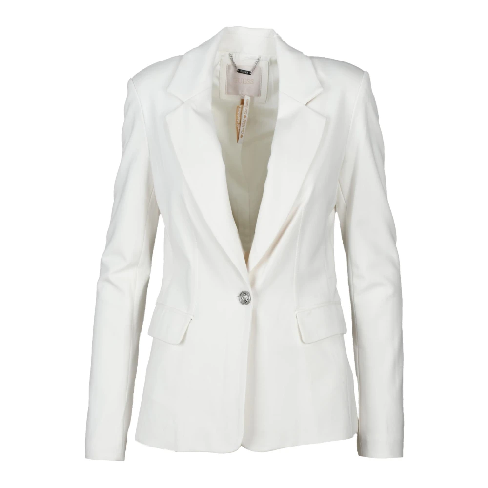 Guess - Jackets > Blazers - White - Guess - Modalova
