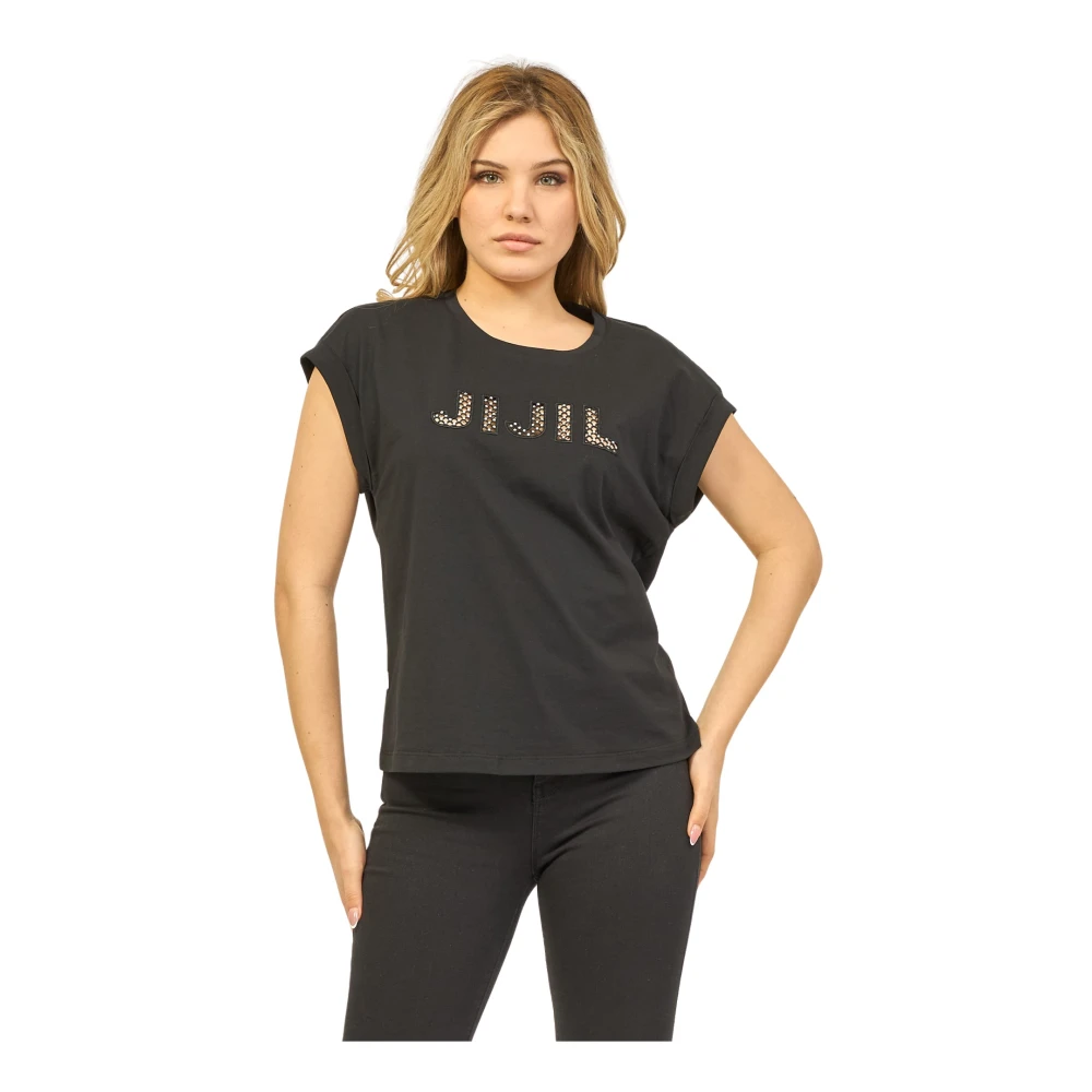 Jijil T-Shirts Black Dames