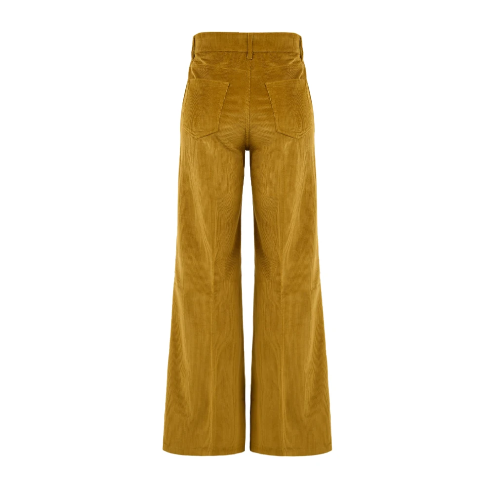 Attic and Barn Oker Broek voor Stijlvolle Kleding Yellow Dames