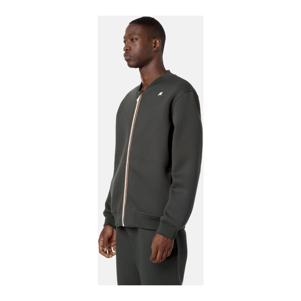 K-way Zip Sweatshirt Green Heren