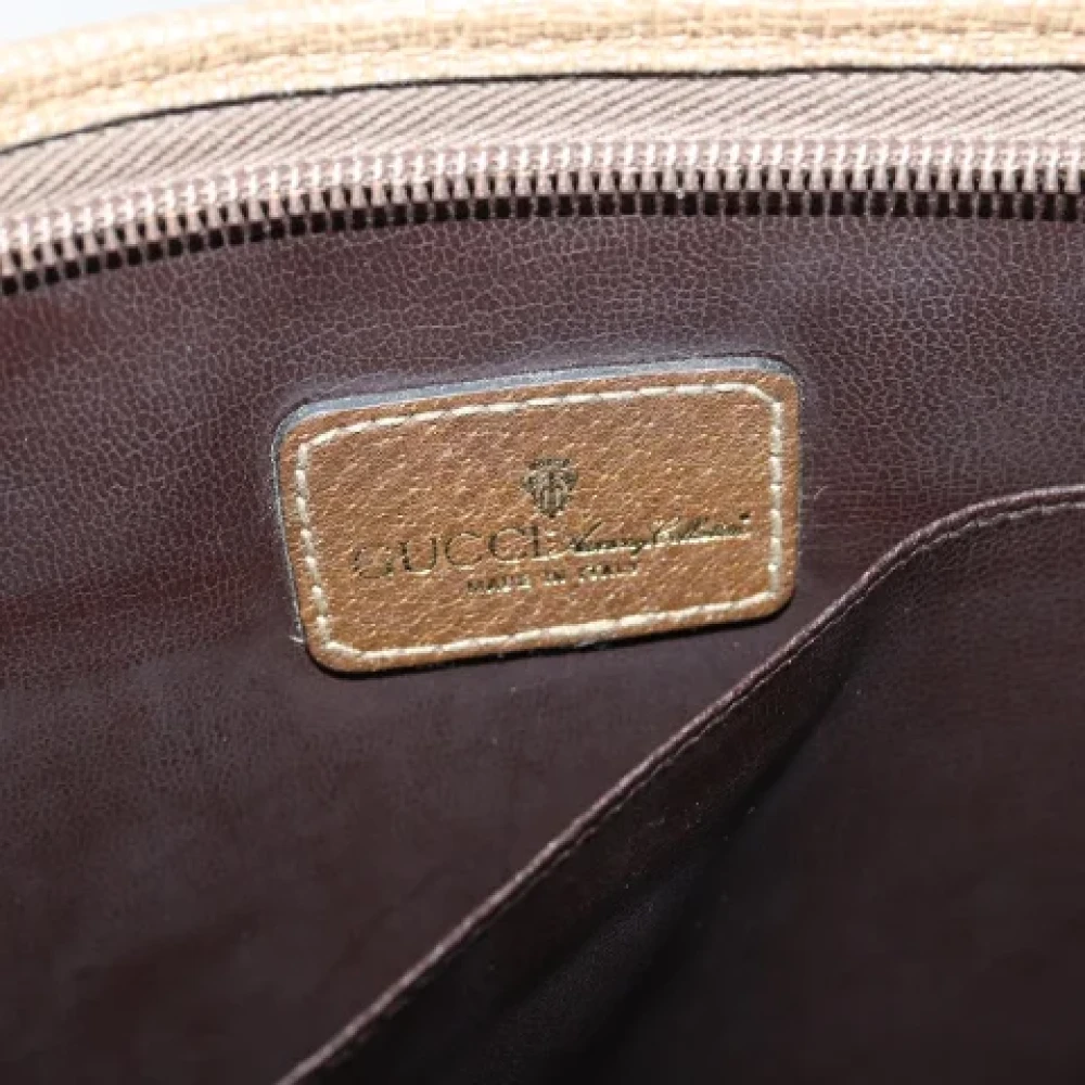 Gucci Vintage Pre-owned Leather clutches Brown Dames