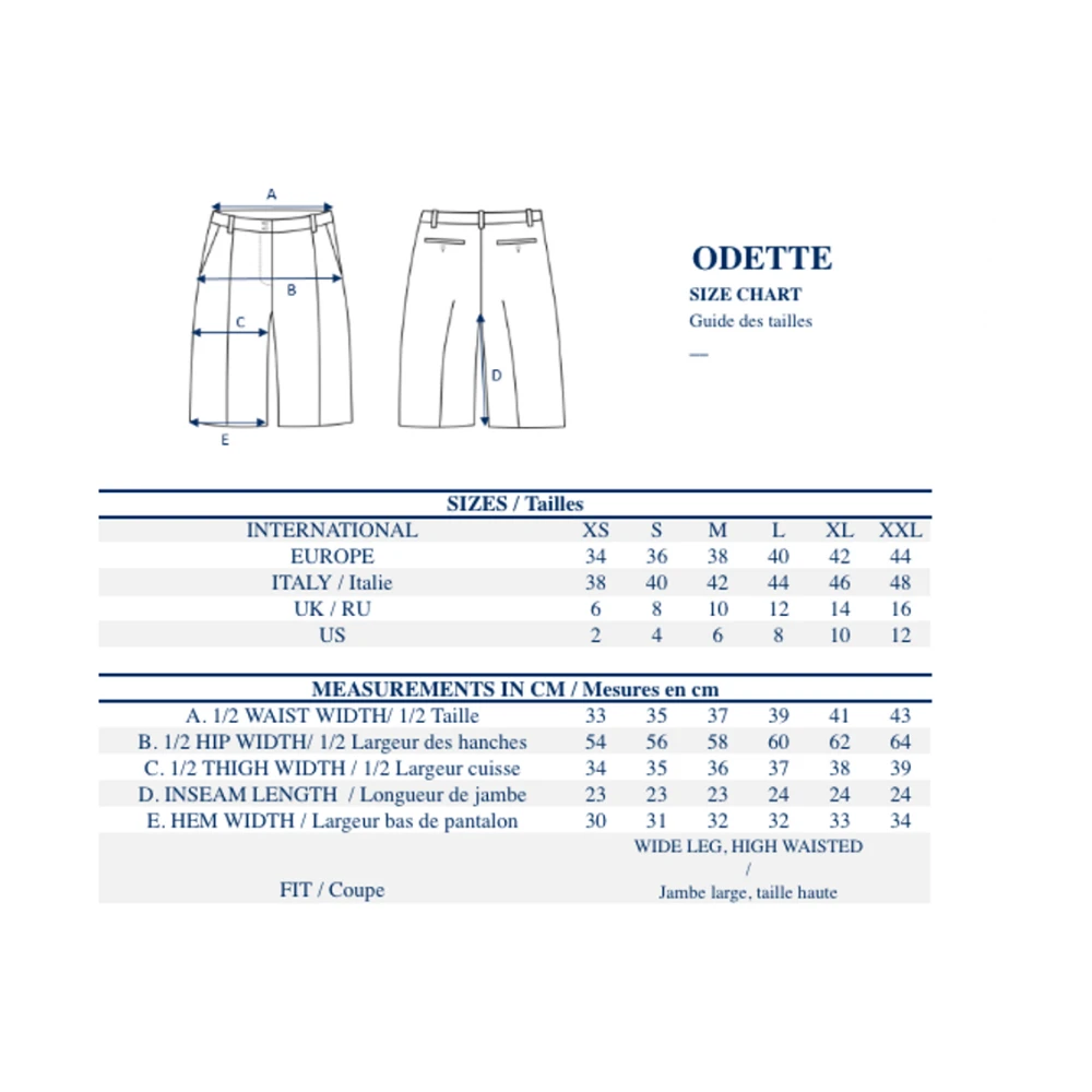 Ines De La Fressange Paris Blauwe Geplooide Hoge Taille Shorts Blue Dames