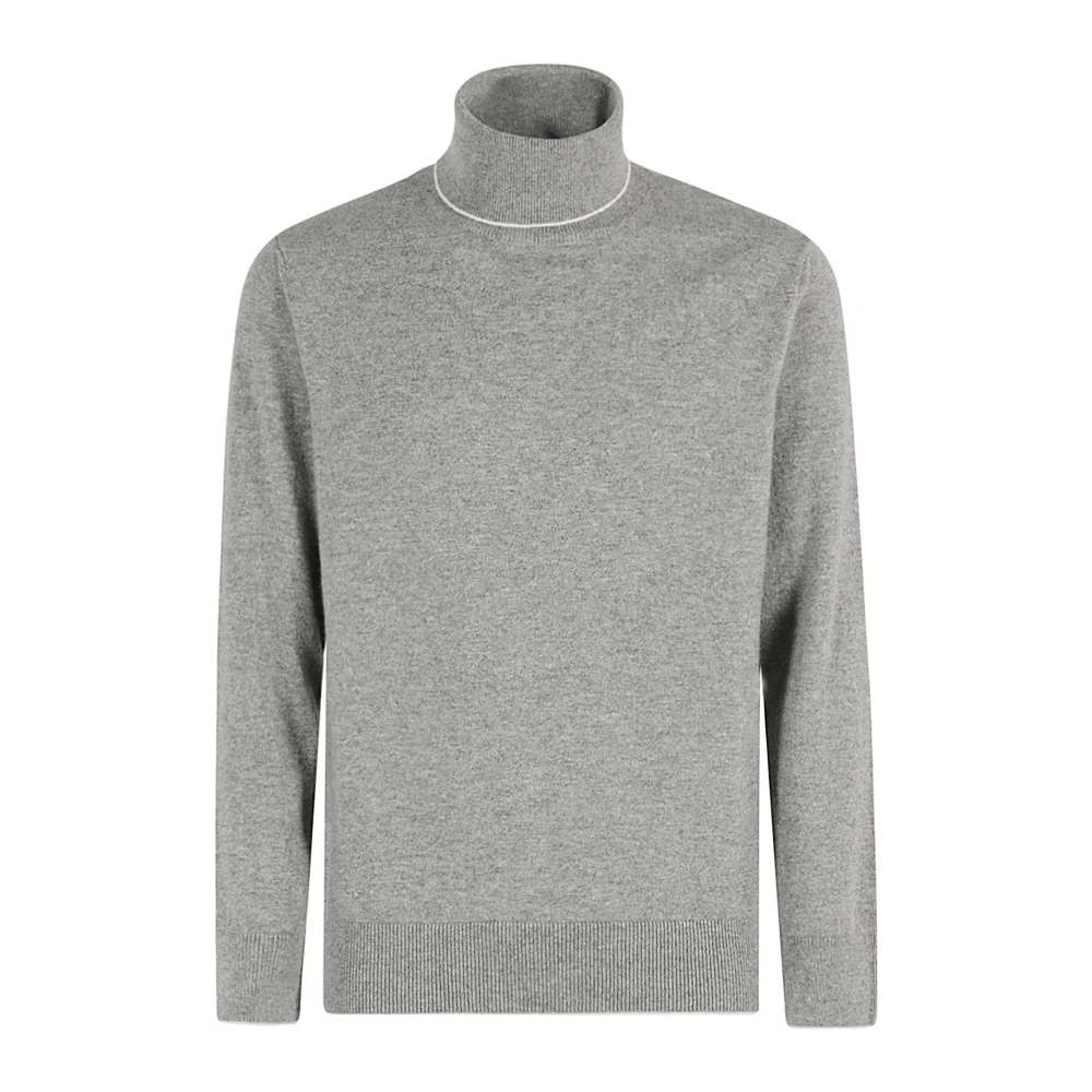 Eleventy Tipping Turtleneck Sweater Gray Heren