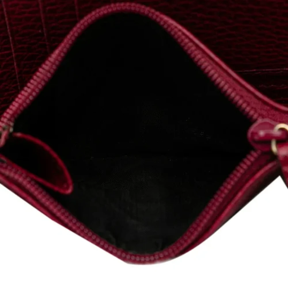 Gucci Vintage Pre-owned Leather wallets Red Dames